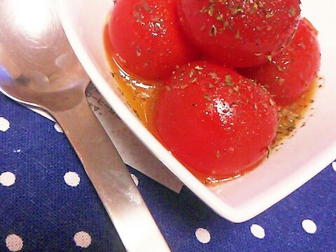 簡単小鉢♪トマトのマリネ☆